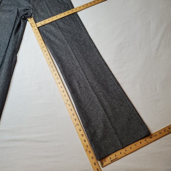 Mango Women's Size XS NWT Brushed Wool Blend Straight Leg Suit Pants Gray - Picture 3 of 8